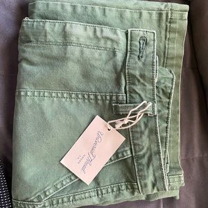 Universal thread wide leg green pants